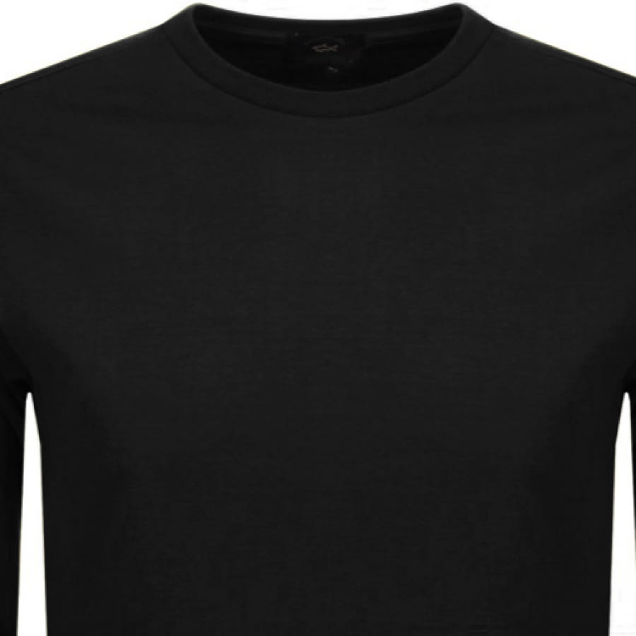 Alternative Image for ProductPaul And Shark Crew Neck Logo Sweatshirt Black2